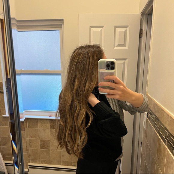 Fuchsia/copper dyson air wrap set with one long hair attachment - Picture 4 of 4